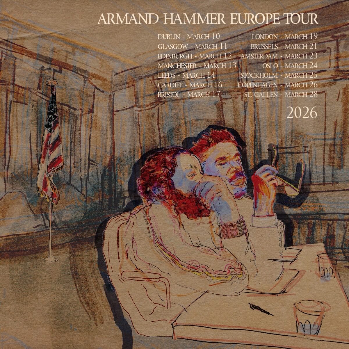 Armand Hammer Mercy Tour Poster 2026